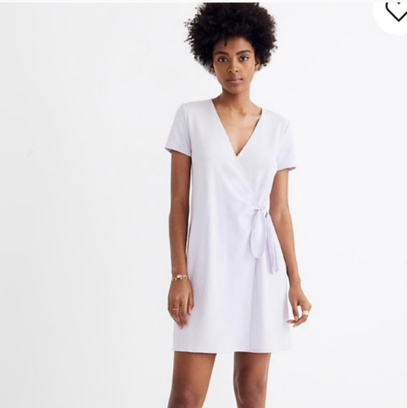 Madewell Texture and Thread Wrap Dress - Picture 2 of 10